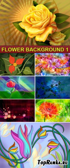 PSD Source - Flower background 1