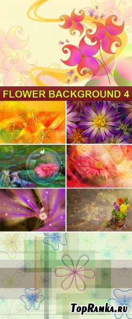 PSD Source - Flower background 4