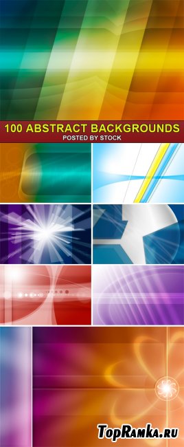 PSD Source - 100 Abstract backgrounds
