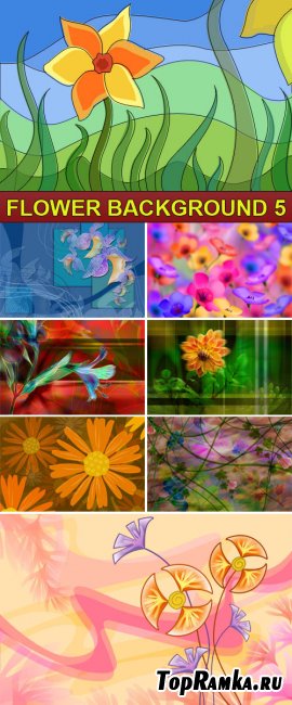 PSD Source - Flower background 5
