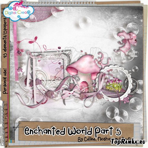 - -  .  5 / Scrap kit - The enchanted world. Part 5