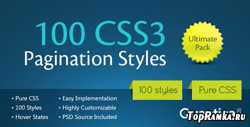 100 CSS3 Pagination Styles - CodeCanyon