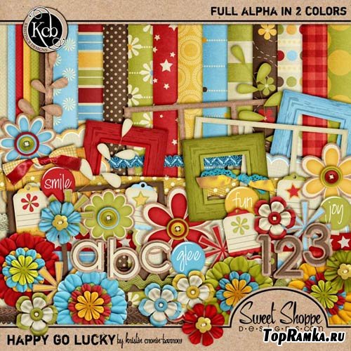 Scrap kit - Happy Go Lucky