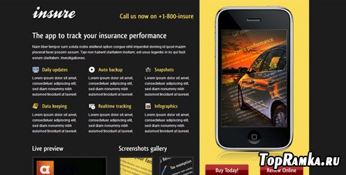 ThemeForest - Insure Landing Page (All Styles & Colors) - RiP