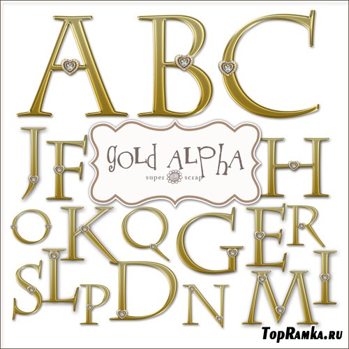 Scrap-kit - Gold Metal Alpha