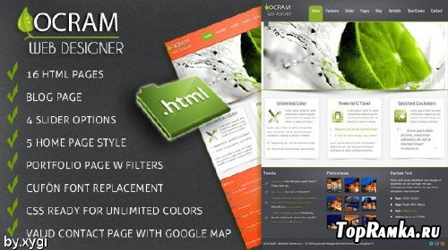 MojoThemes - Ocram  Business HTML Theme - RIP