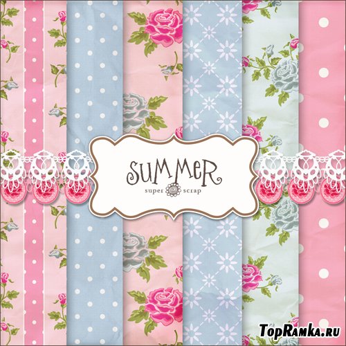 Scrap-set - Nice Summer