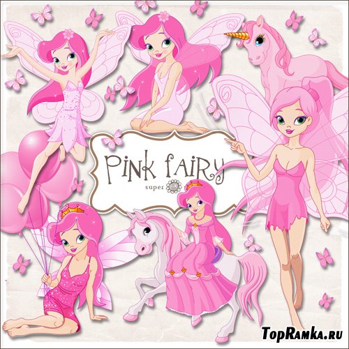 Scrap-kit - Fairy Pink