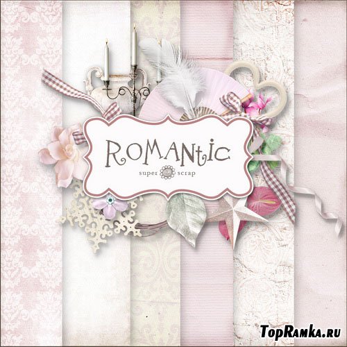 - -  / Scrap kit - Romantic