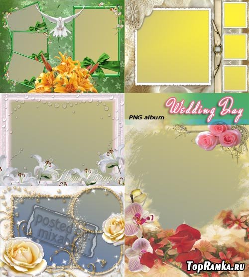   | Our Wedding Day  (PNG frames)