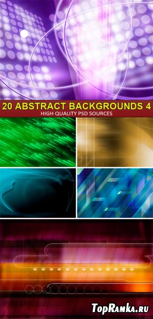 PSD Sources - 20 Abstract backgrounds 4