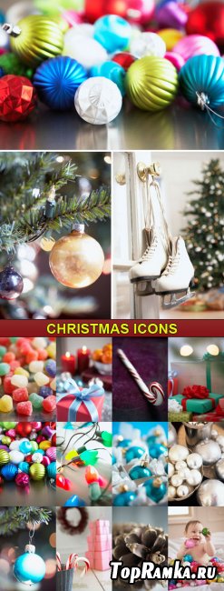 Stock Photo - Christmas Icons