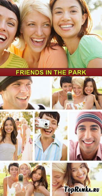 Stock Photo - Friends In The Park