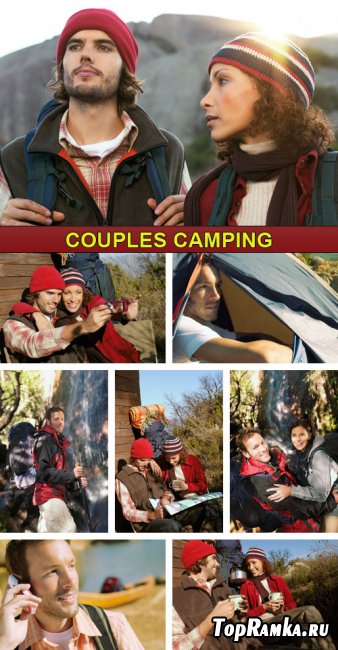 Stock Photo - Couples Camping