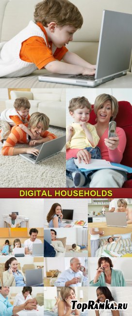 Stock Photo - Digital Households