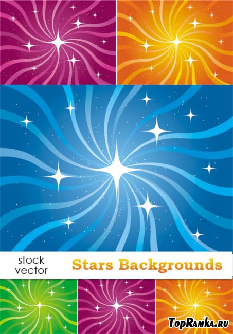 Vector - Stars Backgrounds
