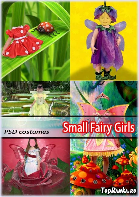   | Small Fairy Girls (PSD costumes)