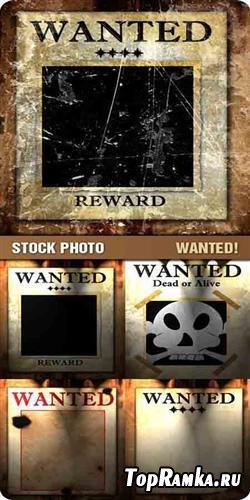 Stock Photo - Wanted reward