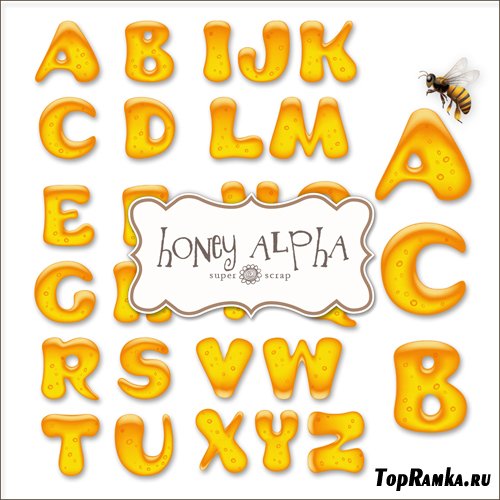 Scrap-kit - Honey Alpha