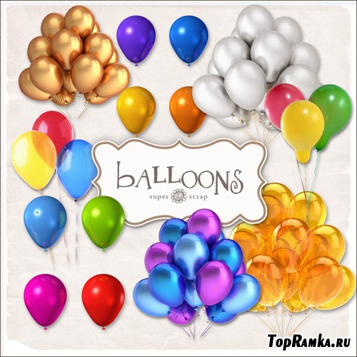 Scrap-kit - Color Balloons