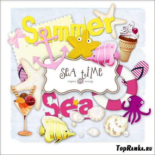 Scrap-kit - Sea Time