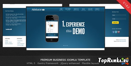 Aldebaran - ThemeForest Joomla 1.6 Business Template