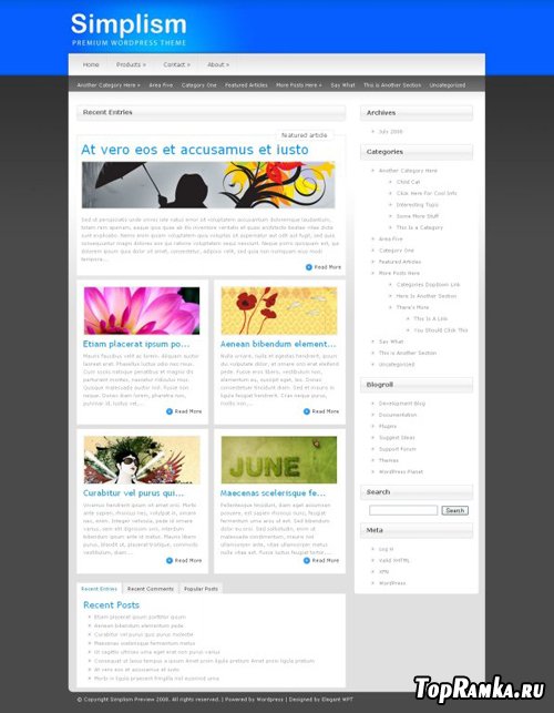 Simplism v2.8 - ElegantThemes WordPress Theme