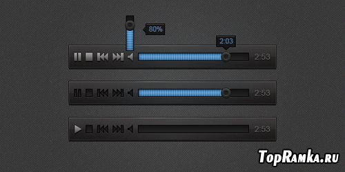 Audio Player PSD Sources