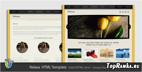 ThemeForest -Relaxa - Unique and Modern HTML Template - RIP
