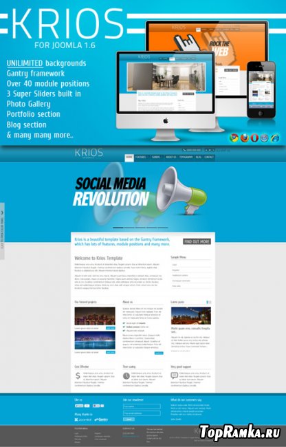 Themeforest KRIOS Template Joomla 1.6 RETAIL