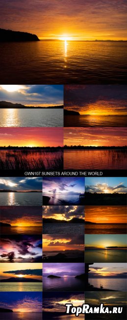 Stock Images - GWN107 Sunsets Around The World