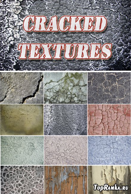 Cracked textures Collection