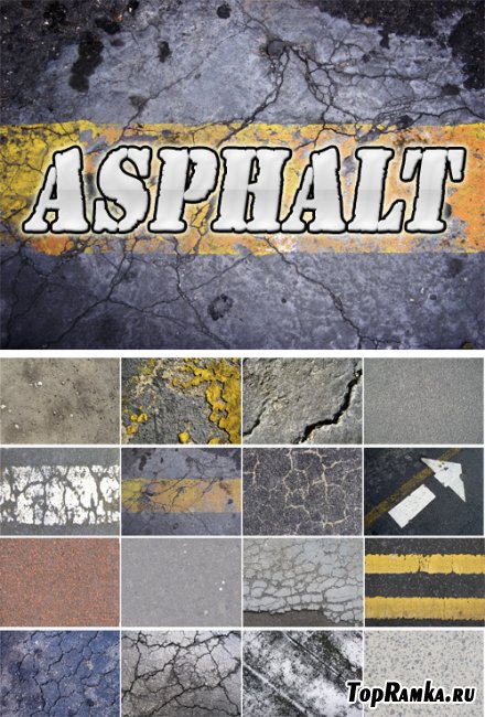 Asphalt textures Collection