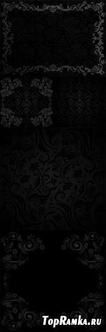 Black Pattern Backgrounds #1