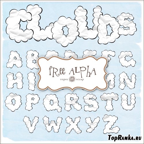 Scrap-kit - Clouds Alpha