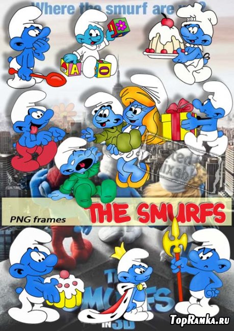 | Small Smurfs (PNG clipart)