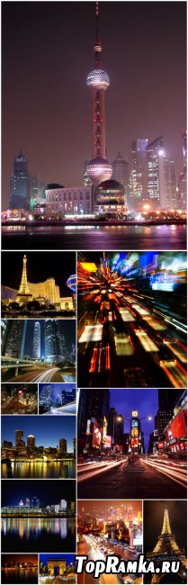 Night City Photo Cliparts #2