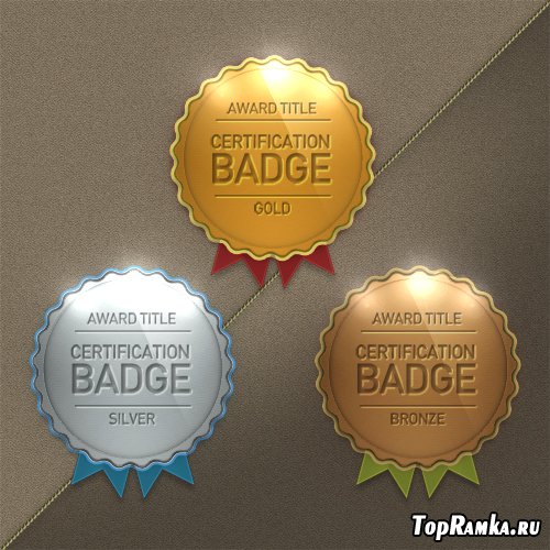 Award Badge PSD