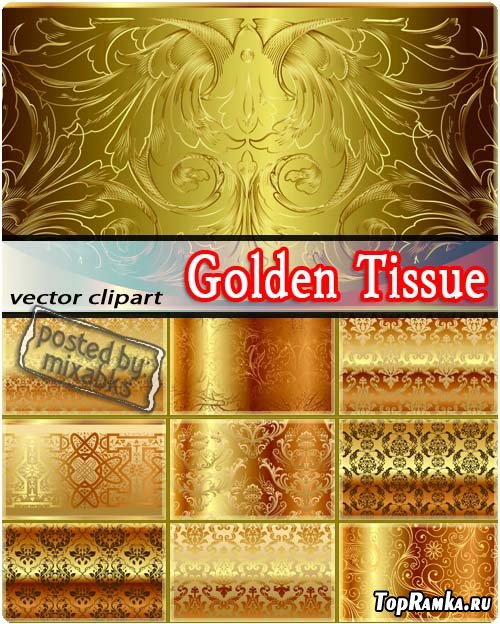   | Golden Tissue (vector clipart)
