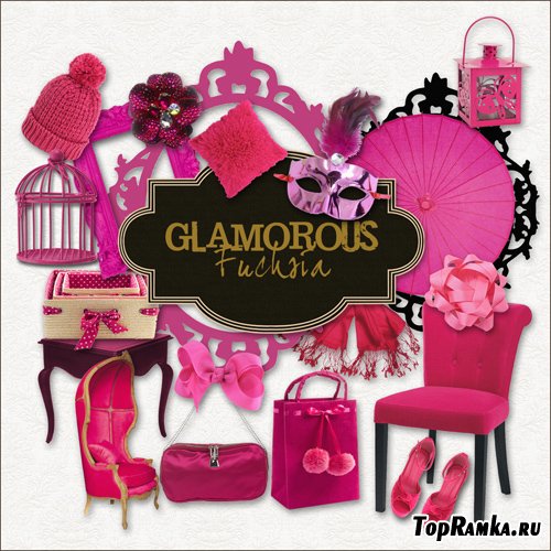 Scrap-kit - Glamorous Fuchsia