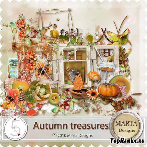 Scrap-set - Autumn Treasures by Marta Design