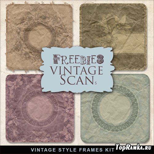 Textures - Vintage Frames Style Backgrounds
