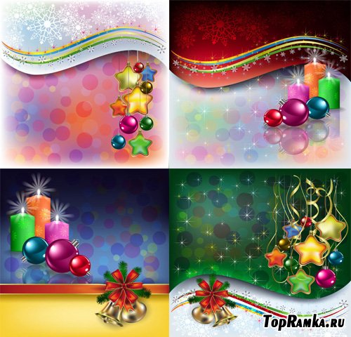 Beautiful Christmas decoration elements 