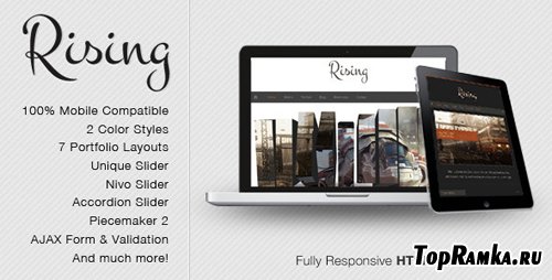 ThemeForest - Rising - Fully Responsive HTML5 & CSS3 Theme - Rip