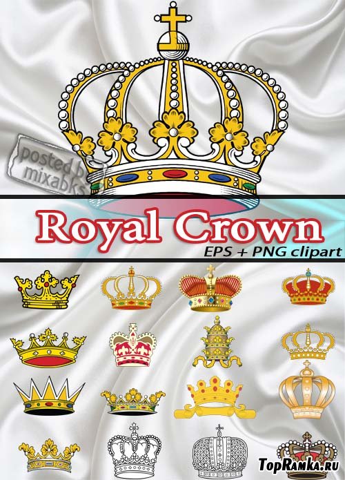   | Royal Crown (EPS vector + PNG)