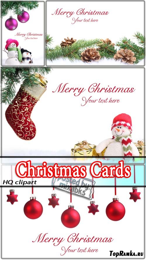   | Christmas Cards (HQ clipart)