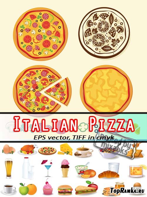   | Italian Pizza (EPS + TIFF CMYK)
