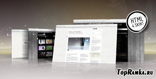 ThemeForest XHTML/CSS Simply Template - 4 Skins Retail