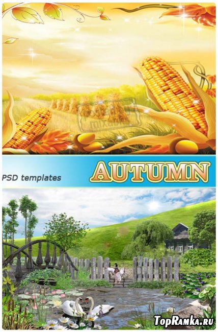   | Autumn fall (PSD templates)