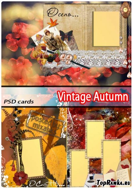   | Vintage Autumn (PSD frames)